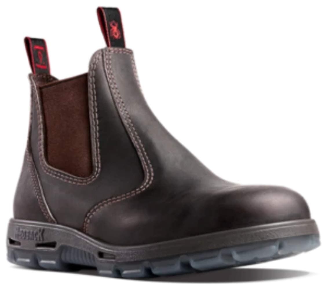 Red Back Boots UBOK Dark Brown Soft Toe Size 10.5 US/ 9.5 AU (on pull tags)