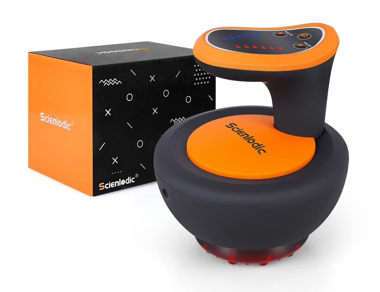 Scienlodic 3 in 1 Cupping Set, Electric Cupping Therapy Machine, Rechargeable Powerful Suction Heating Cupping Massager Device, Adjustable Handheld Massage Tool for Back Body - Strong Suction