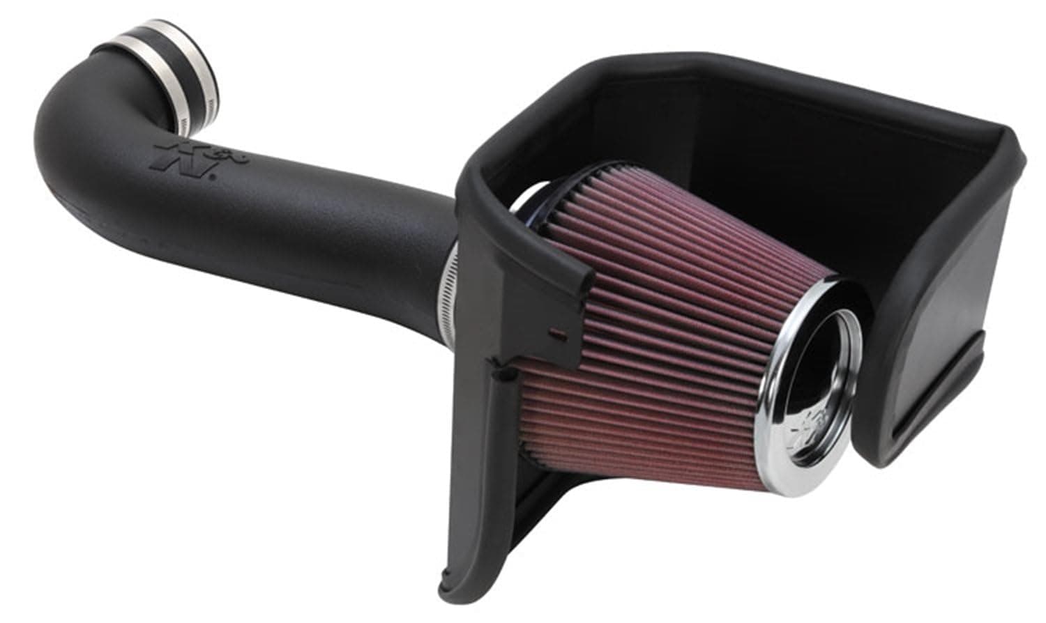 K&N Cold Air Intake System: High-Flow Air Filter, Increase Performance & Acceleration: Compatible with 2011-2023 Chrysler/Dodge: 300, 300C, Challenger, Charger, 63-1114