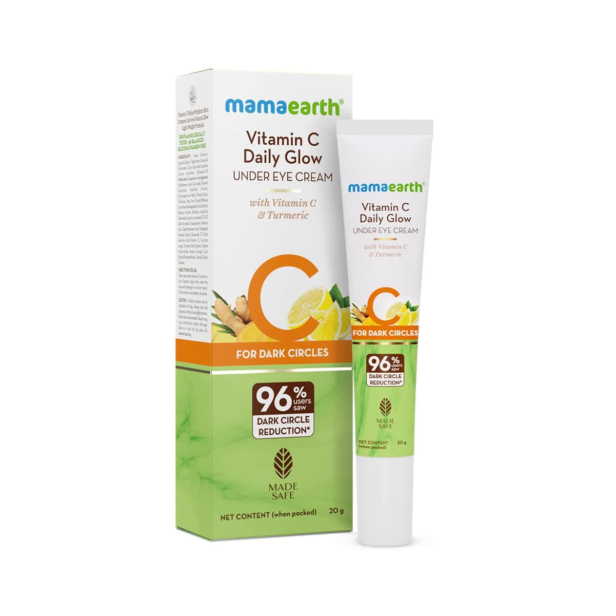Mamaearth Vit C Daily Glow Under EyeCream 20g