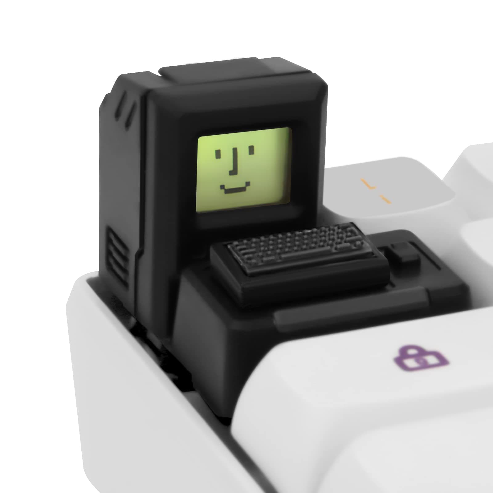 Custom Keycaps for Esc Key and Tab Key - Magnetic Light Transmission Keycaps - Classic Retro Mechanical Backlit Keyboard Esc Tab Keycap for GK61 GK64 SK87 GH60 PC Gamer ect Most Keyboard(Black)