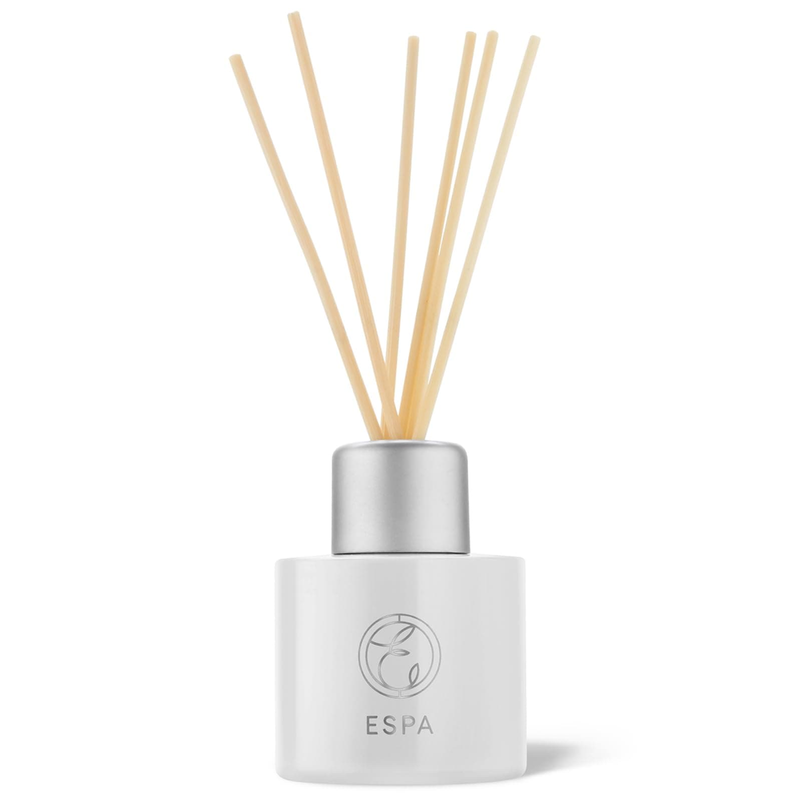 ESPA | Restorative Reed Diffuser | 200ml | Rose Geranium, Sweet Orange & Lavender | Hand-Poured Aromatherapy Diffuser with Essential Oils | Natural Rattan Seeds & FSC Approved