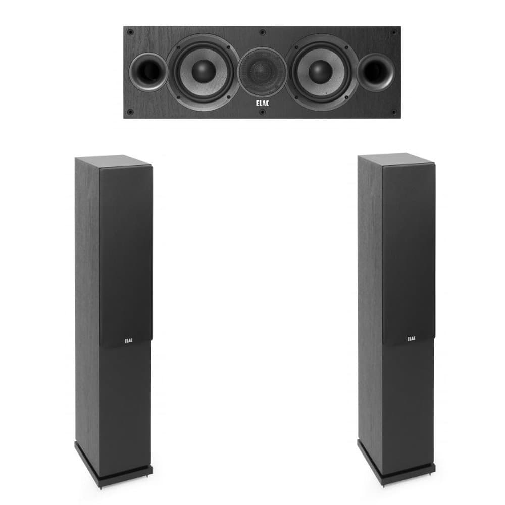 ELACDebut 2.0-3.0 System with 2 F5.2 Floorstanding Speakers, 1 C5.2 Center Speaker