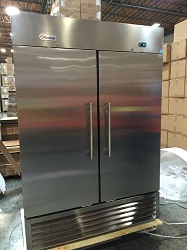 GenKraft Commercial Freezer - Double Solid Door 49 Cu. Ft. - for use in The Food Service Industry Such as Restaurants, Bars, Food Catering, etc.