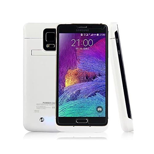 Galaxy Note 3 Battery Case, Umiko(TM) 4200 mAh Backup External Battery Charger Case For Samsung Galaxy Note 3 - White