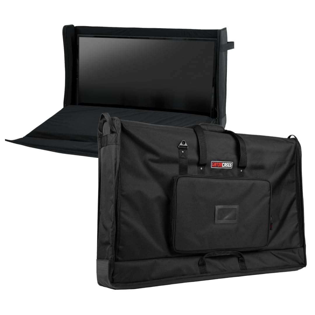 Cases Padded Nylon Carry Tote Bag for Transporting LCD Screens, Monitors and TVs, 40" - 45" screen Size (G-LCD-TOTE-LG)