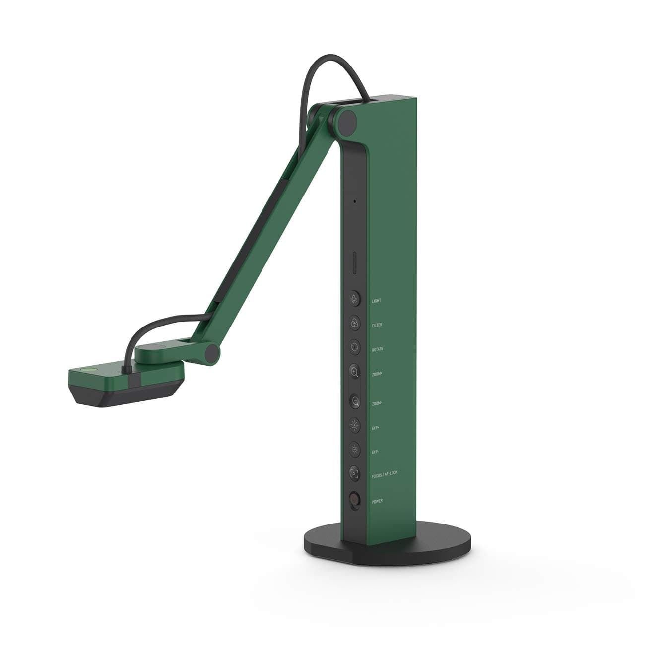 IPEVO VZ-R HDMI/USB Dual Mode 8MP Visual Communication Tool for Real-time Projection, Distance Learning, Web conferencing, Video Recording, Live Demos — Works with and Without a Computer,Green