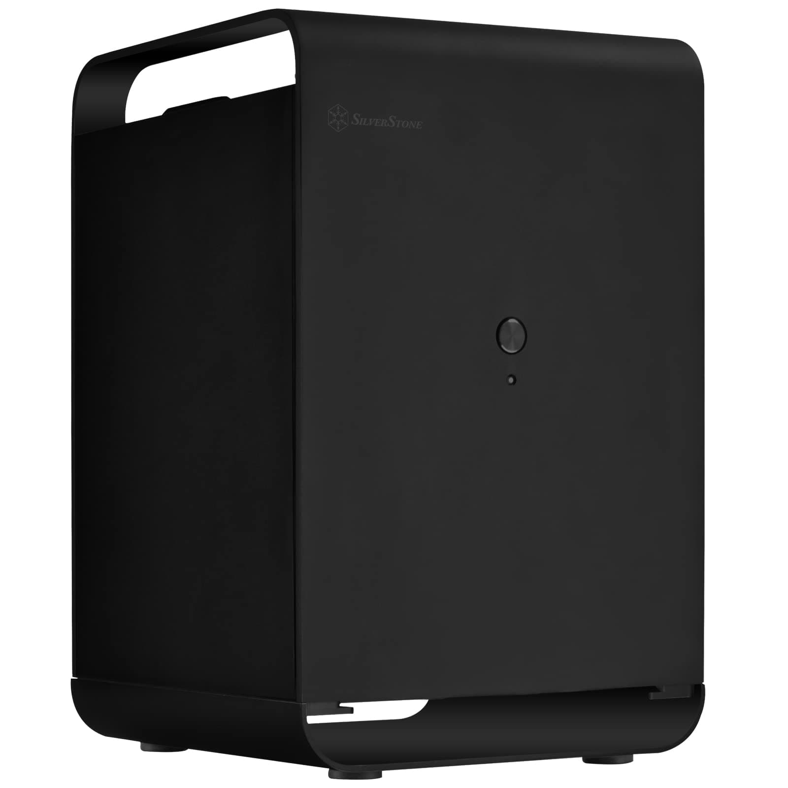 SilverStone Technology CS01-HS Premium Mini-ITX NAS case with All Aluminum Exterior and six 2.5" hot-swap Bays in Black, SST-CS01B-HS