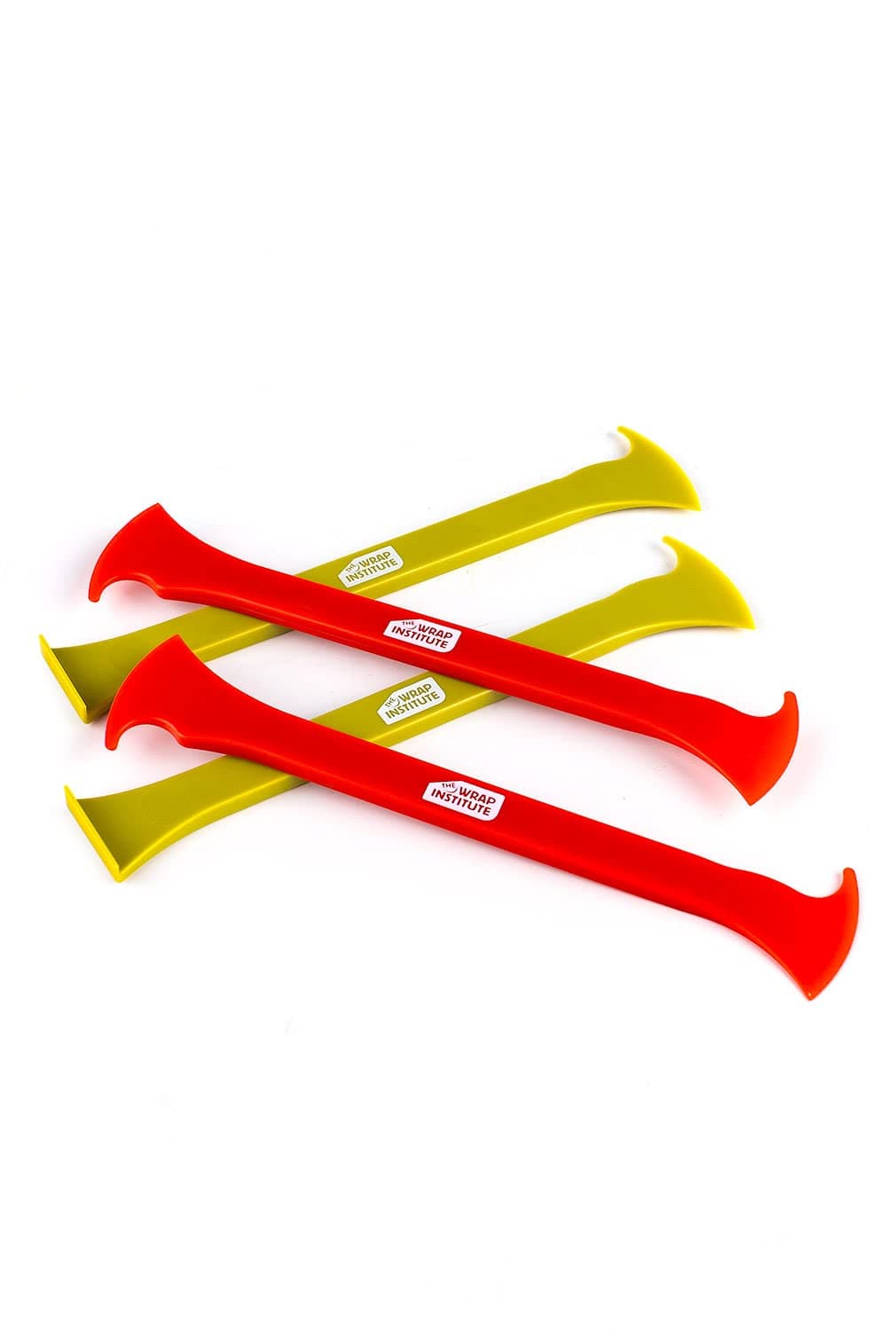 The Wrap Institute – Axe Vinyl Wrap Tool – Double Axe Red & Single Axe Green Combo (4-Pack)