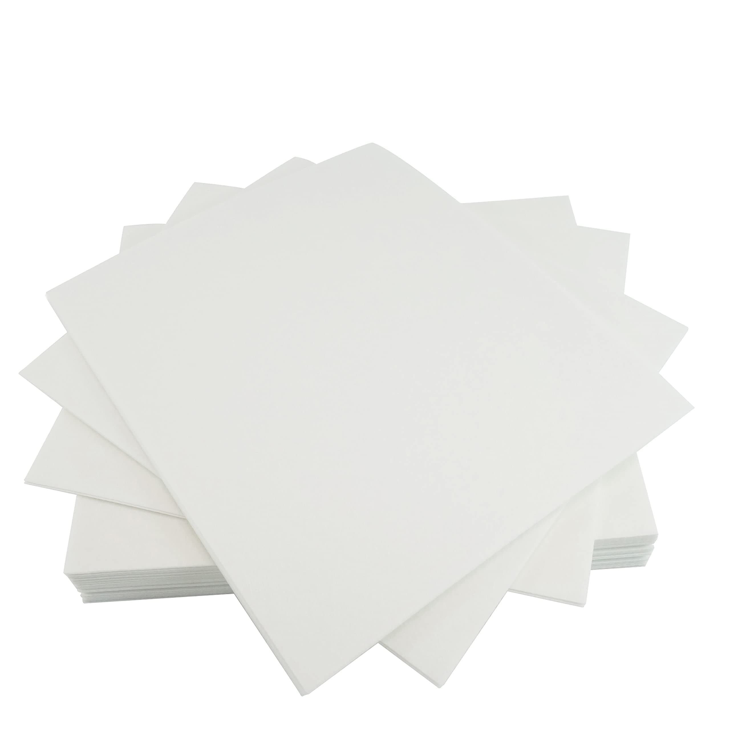 New brothread Cut Away Machine Embroidery Stabilizer Backing 8"x8" - 100 Precut Sheets - Medium Weight 2.5 Ounce - Fits 4x4 and 6x6 Hoops