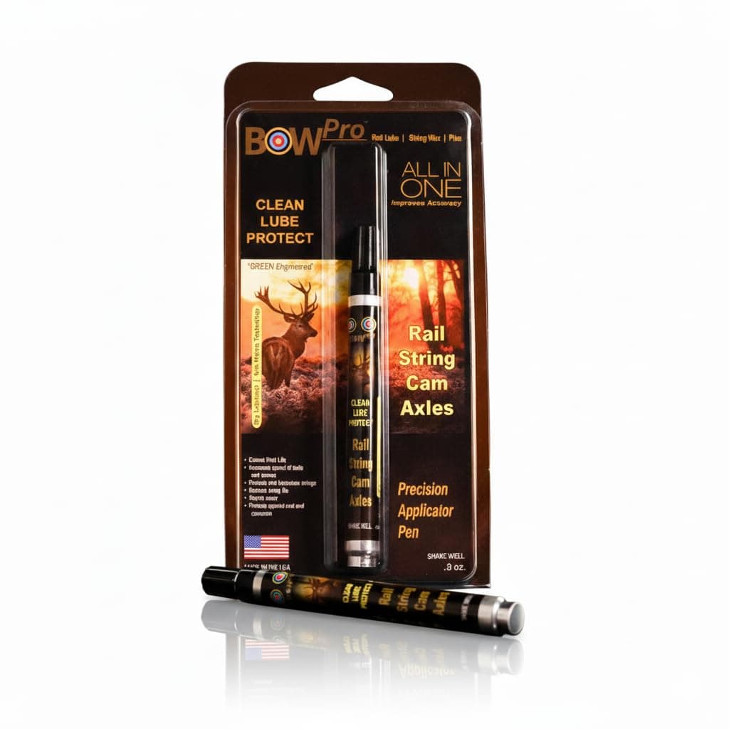 Seal 1 Bow Pro Combination Premium Rail Lube & String Wax – Archery Maintenance Compound, Push Pen & Jar