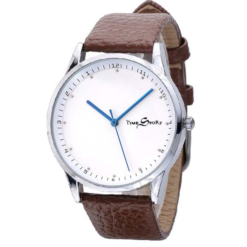 CXML&DASHE Anti-Clockwise Watch - Reverse Hands & Inverted Numbers, Backwards Quartz Movement, Minimalist Unisex Design (Unique Counterclockwise Timepiece for Men & Women)