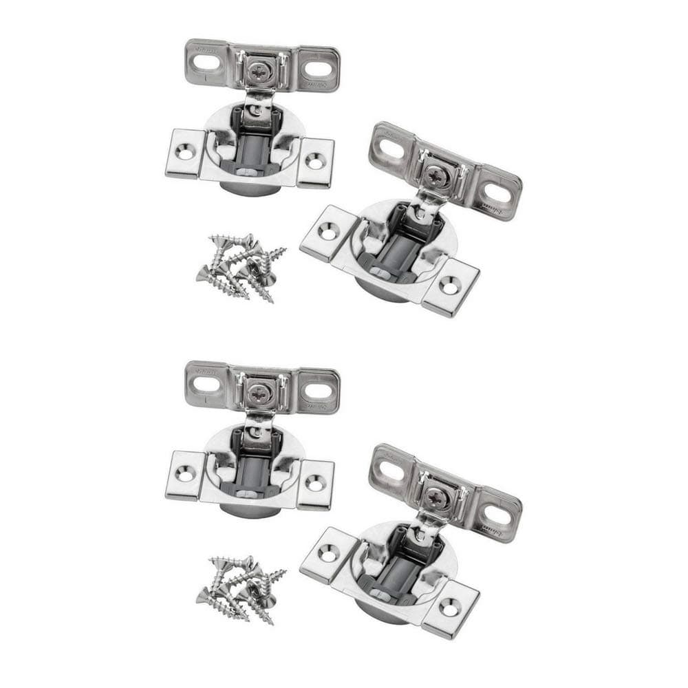 BlumCompact Soft-Close Bluemotion Variable 1-3/8" Overlay Hinge (4 Hinges)