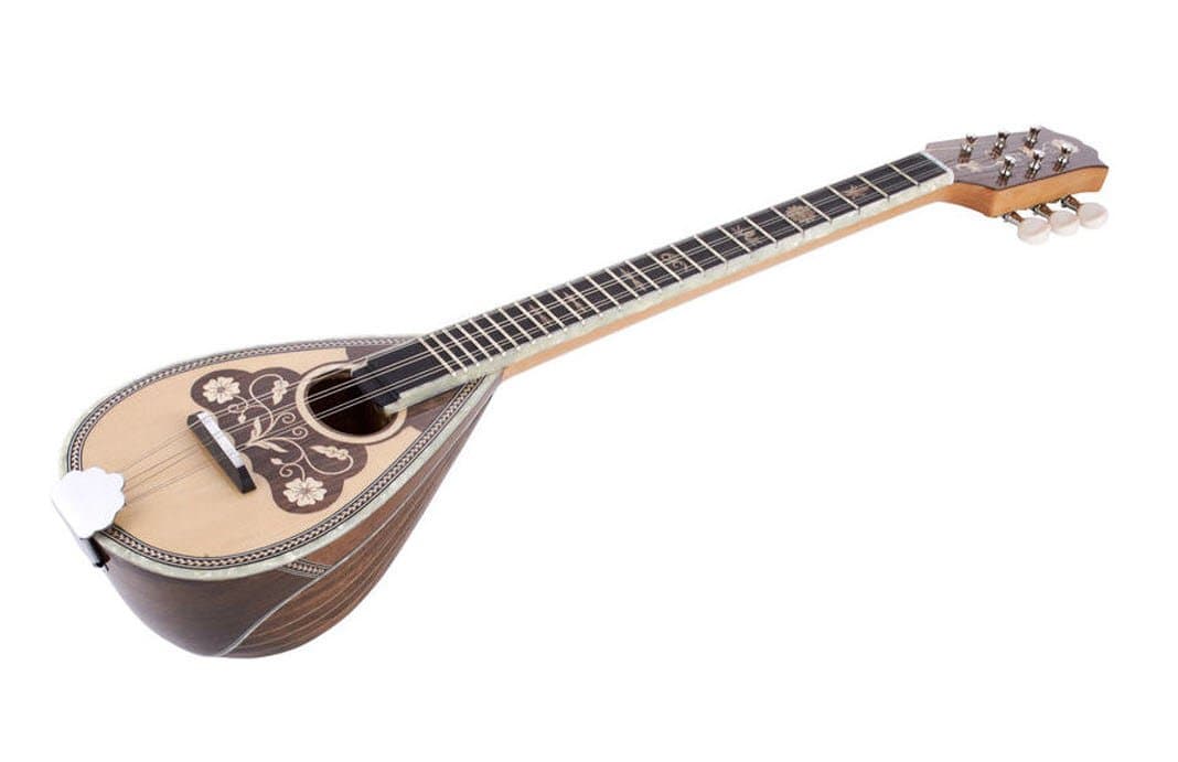 Greek 6-String Baglama w/ Soft Case - Natural