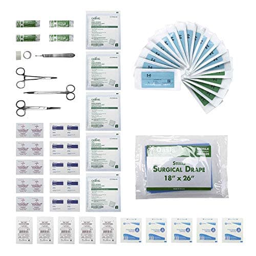 Advanced Surgical Trauma First Aid Kit - 66-pc Survival Kit