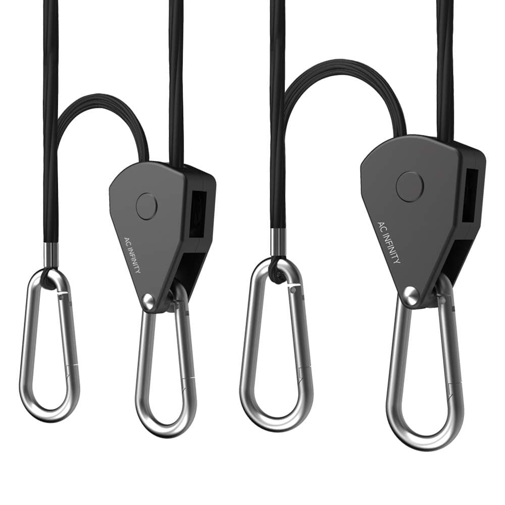 AC Infinity Adjustable Rope Hangers, 1 Pair