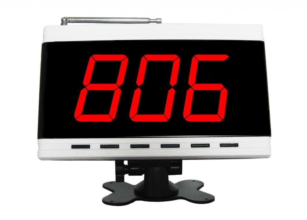 SINGCALL Wireless Company Calling System,Service Paging System for Factory,3 Digits Display Receiver(APE9500) Can't Be Used Alone