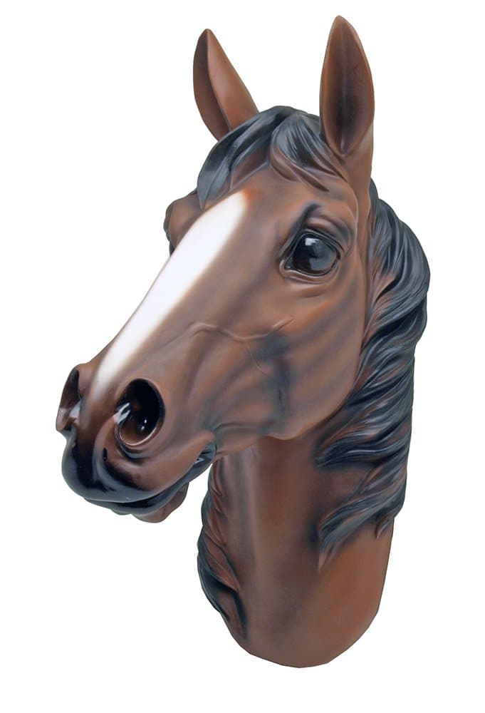 Triple Crown Horse Head Hanging Statue