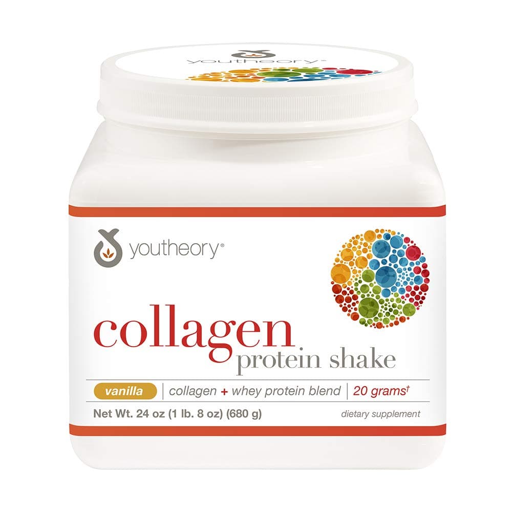 Youtheory Collagen Protein Shake Vanilla, 24 oz