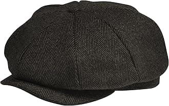 POUDAY Newsboy Cap for Men - Irish Newsies Cabbie Hat - Flat Winter Hat