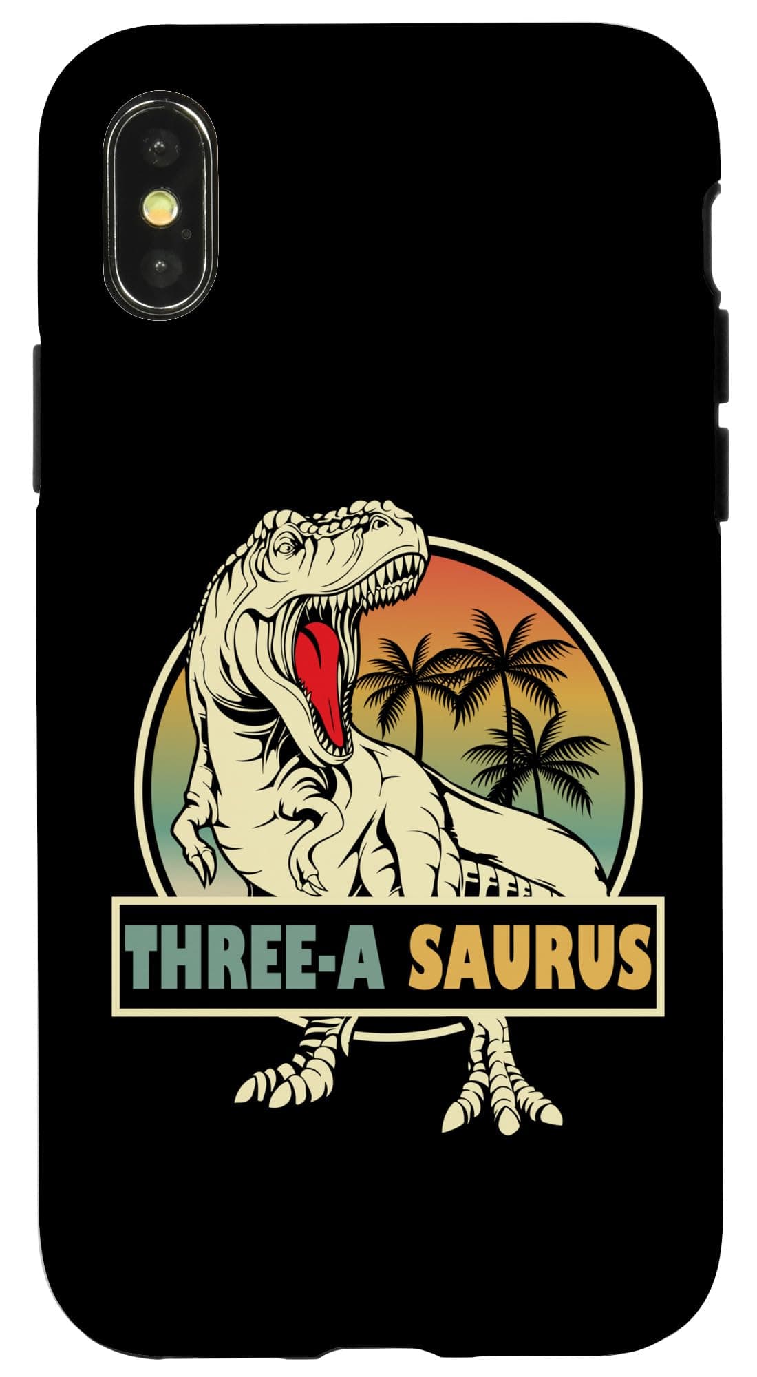 iPhone X/XS Three-A Suarus Dino T-Rex Dinosaur Matching Family Case