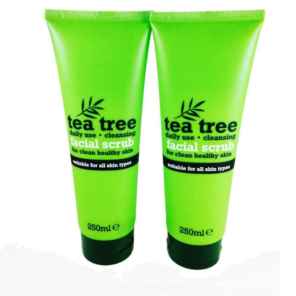 Tea Tree All Skin Types Cleasing Facial Scrub, Pack of 2