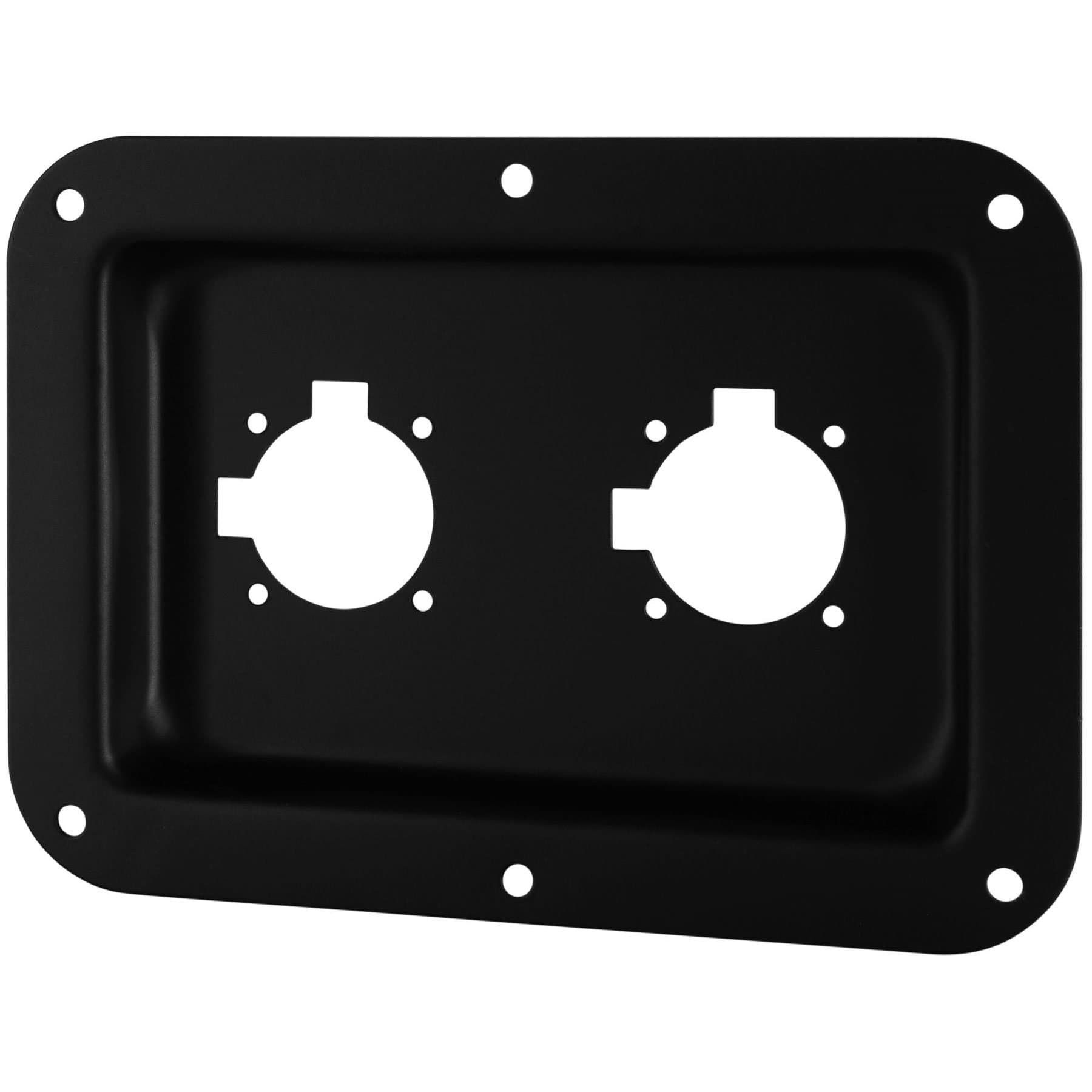 Penn-Elcom D028K Dish Two EP/NL4MR Black 5" x 7"