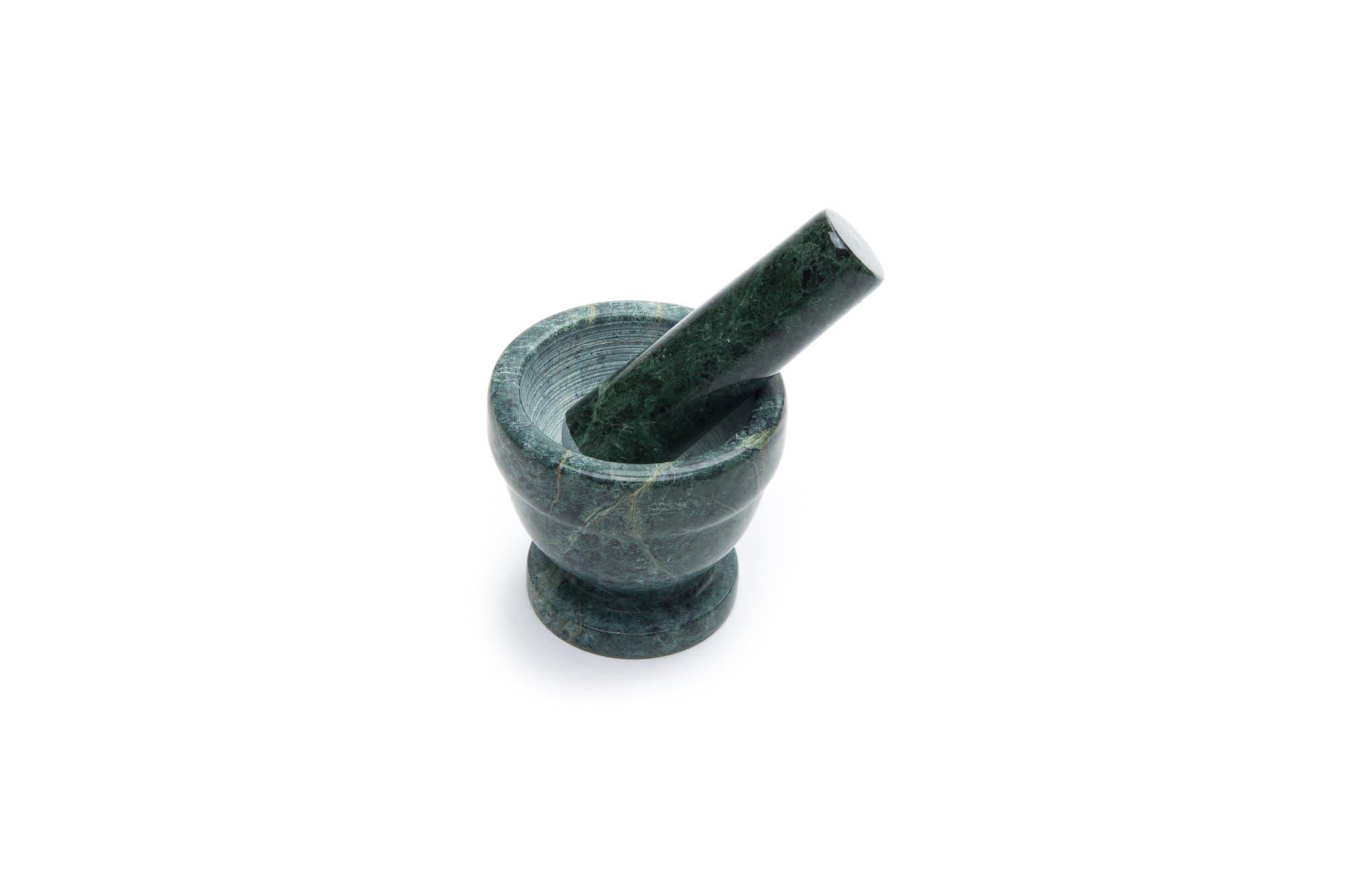 Fox Run Marble Mortar and Pestle, Green , 3"