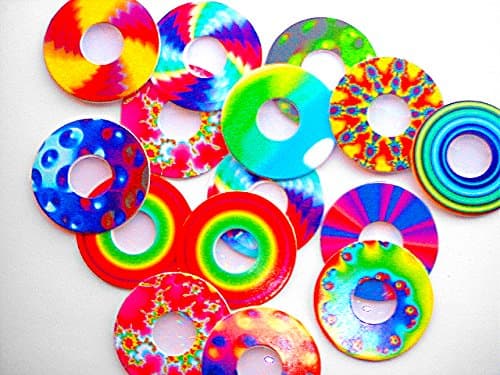 Rainbow Symphony Diffraction Grating Rainbow Peepholes, 13500 Line/Inch, Made in USA, Package of 25