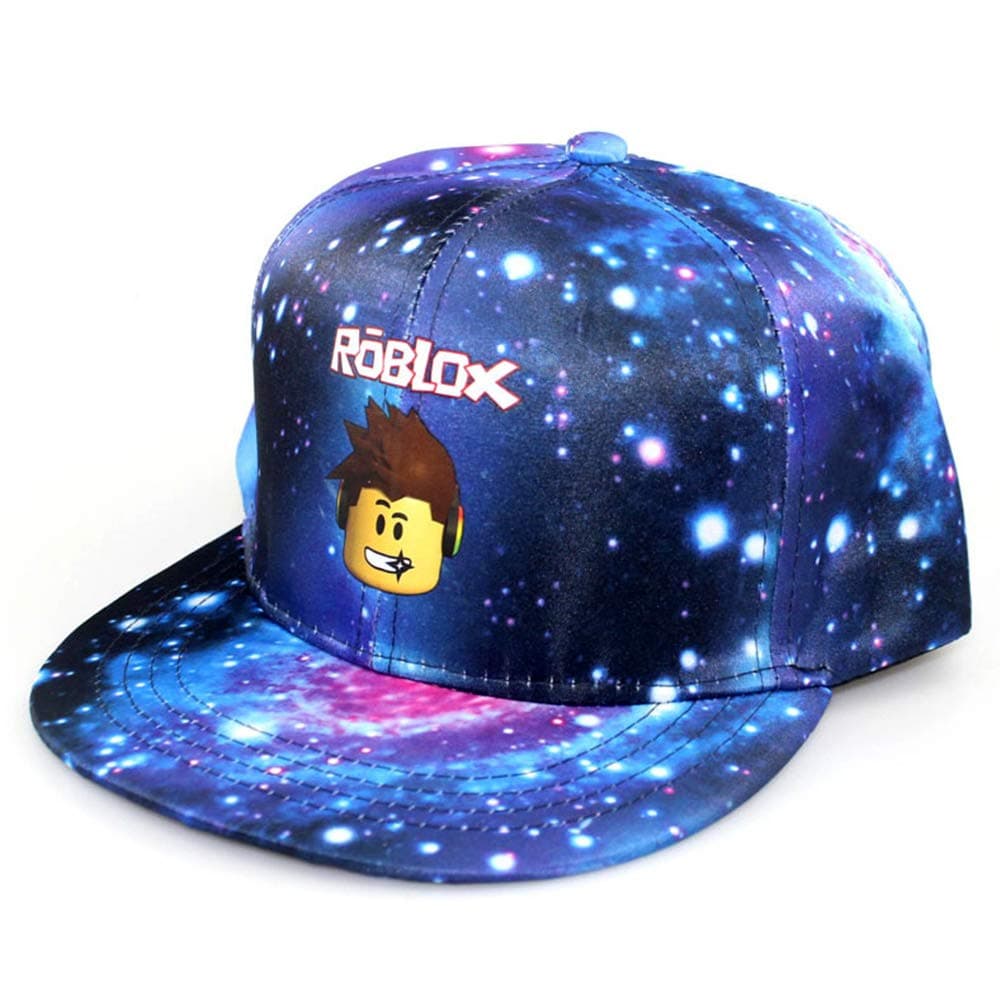 BonamanaRoblox Hat Starry Galaxy Sky Baseball Cap Canvas Adjustable Hip-hop Cap Dance Hat for Men & Women, Boys, Girls
