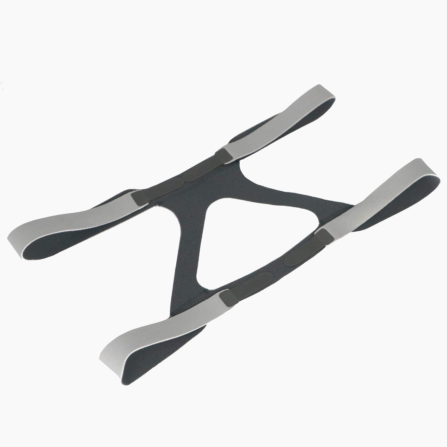 Universal CPAP Headgear, Hersvin Replacement Headband Straps Compatible with Most Nasal, Full-Face Sleep Apnea Masks of Respironics, Resmed, Resmart (Light Grey)
