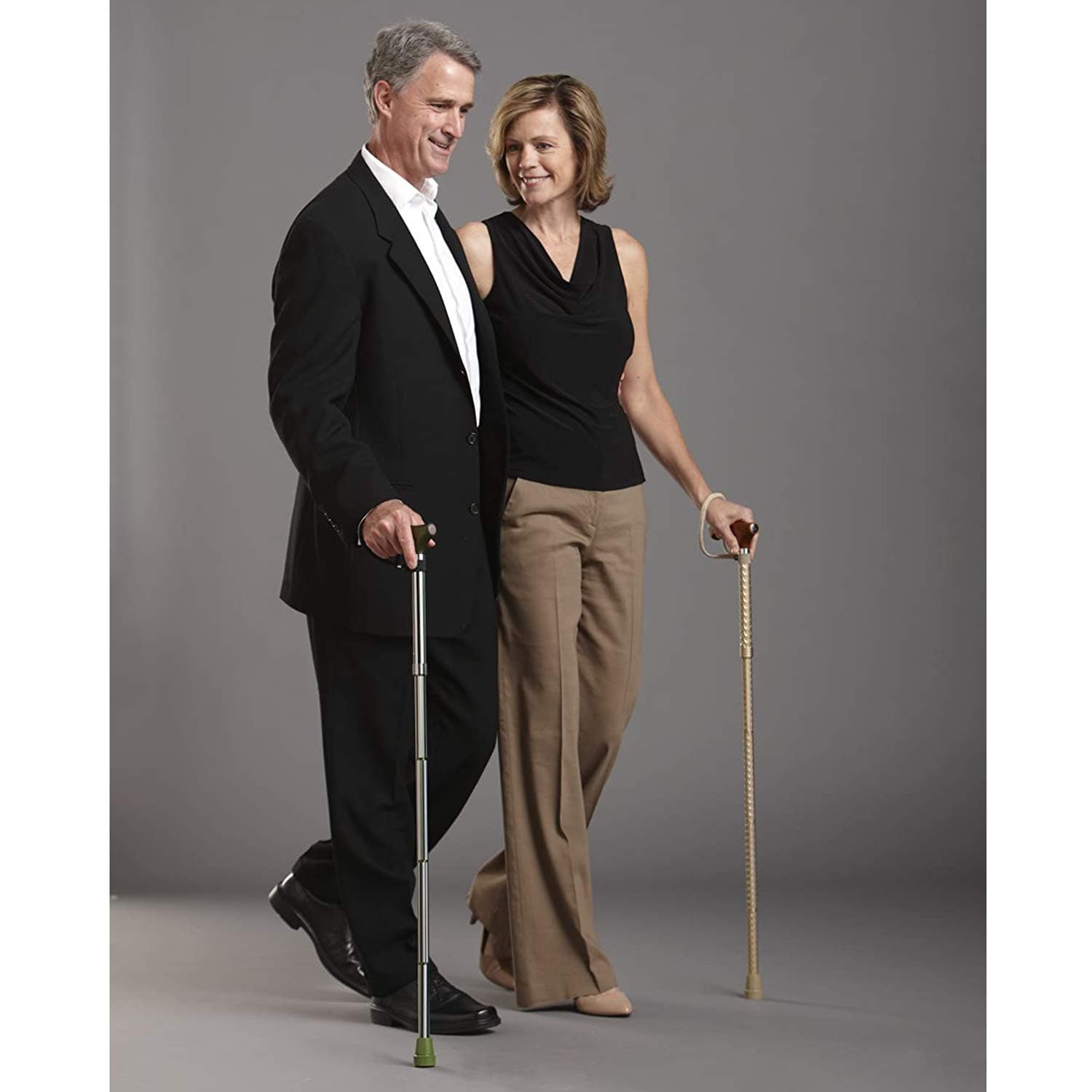 Switch Sticks Walking Cane for Men or Women, Foldable and Adjustable from 32-37 inches
