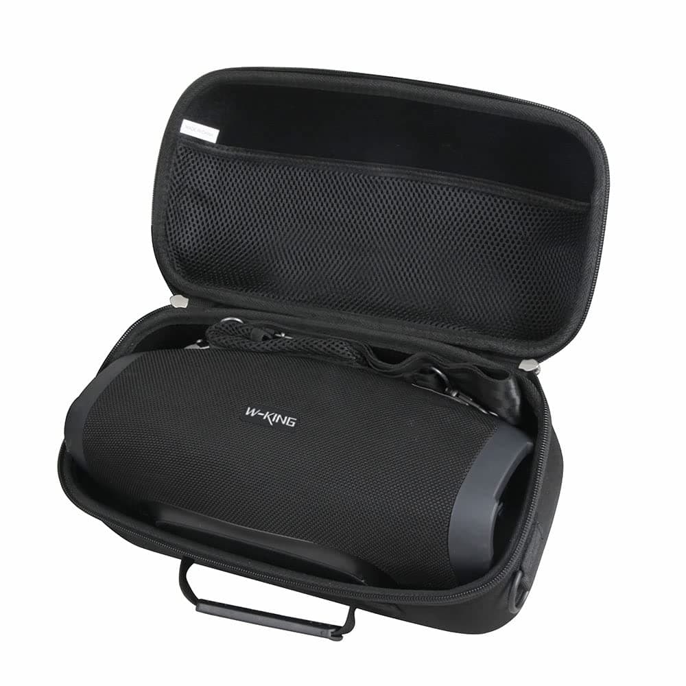 Hard Travel Case for Bluetooth Speaker, W-KING 70W Super Punchy Bass Portable Wireless Speaker