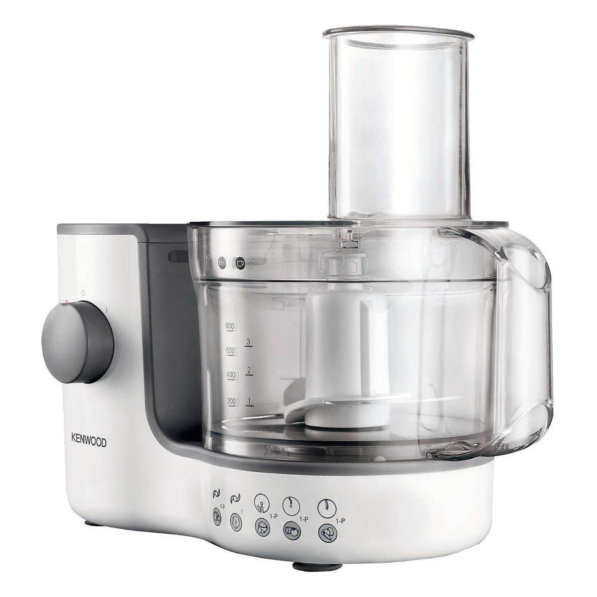 Compact Food Processor, 1.4L Bowl, Blender, Emulsifying, Chopping Blade, Shredder Disc 400W, FP120, White