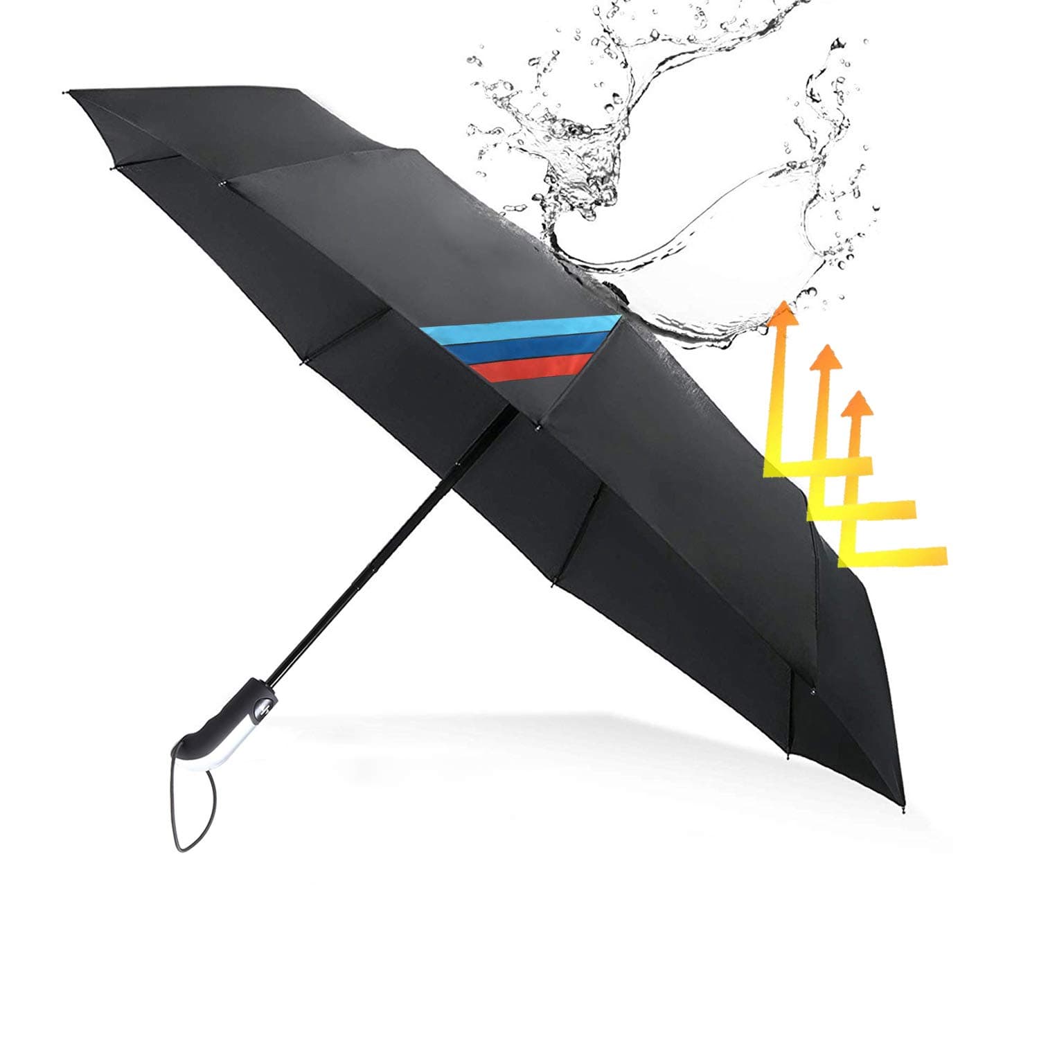 UV Windproof Sun Umbrella,10 Ribs Automatic Open/Close Umbrella,Fast Drying Waterproof Reinforced,With exquisite packaging