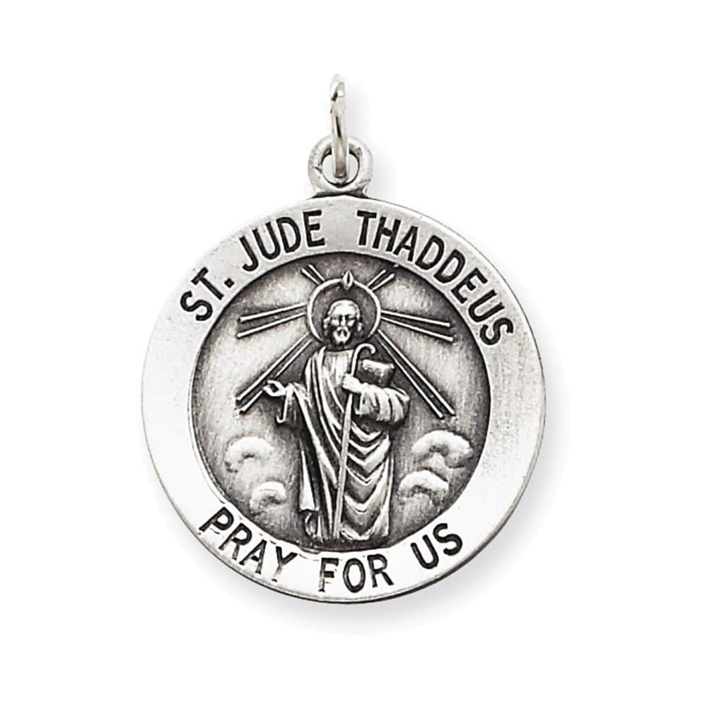Sterling Silver St. Jude Thaddeus Medal
