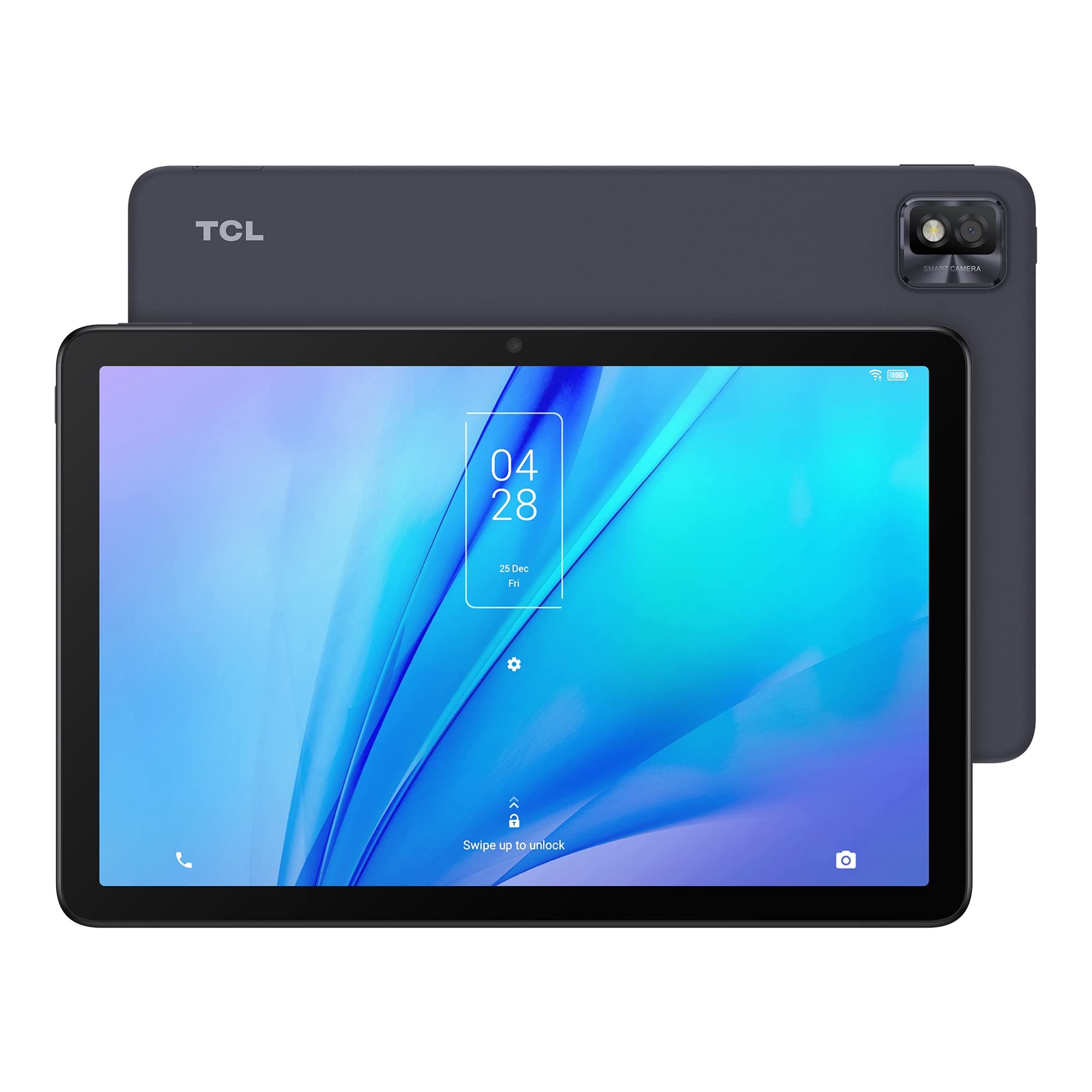TCL Android Tablet, TAB 10s 10.1 Inch FHD Tablet, 8000mAh Larger Battery, 32GB (up to 256GB) Storage, 3GB RAM, WiFi Android Tab, Eye Protection, Matte Gray (Renewed)