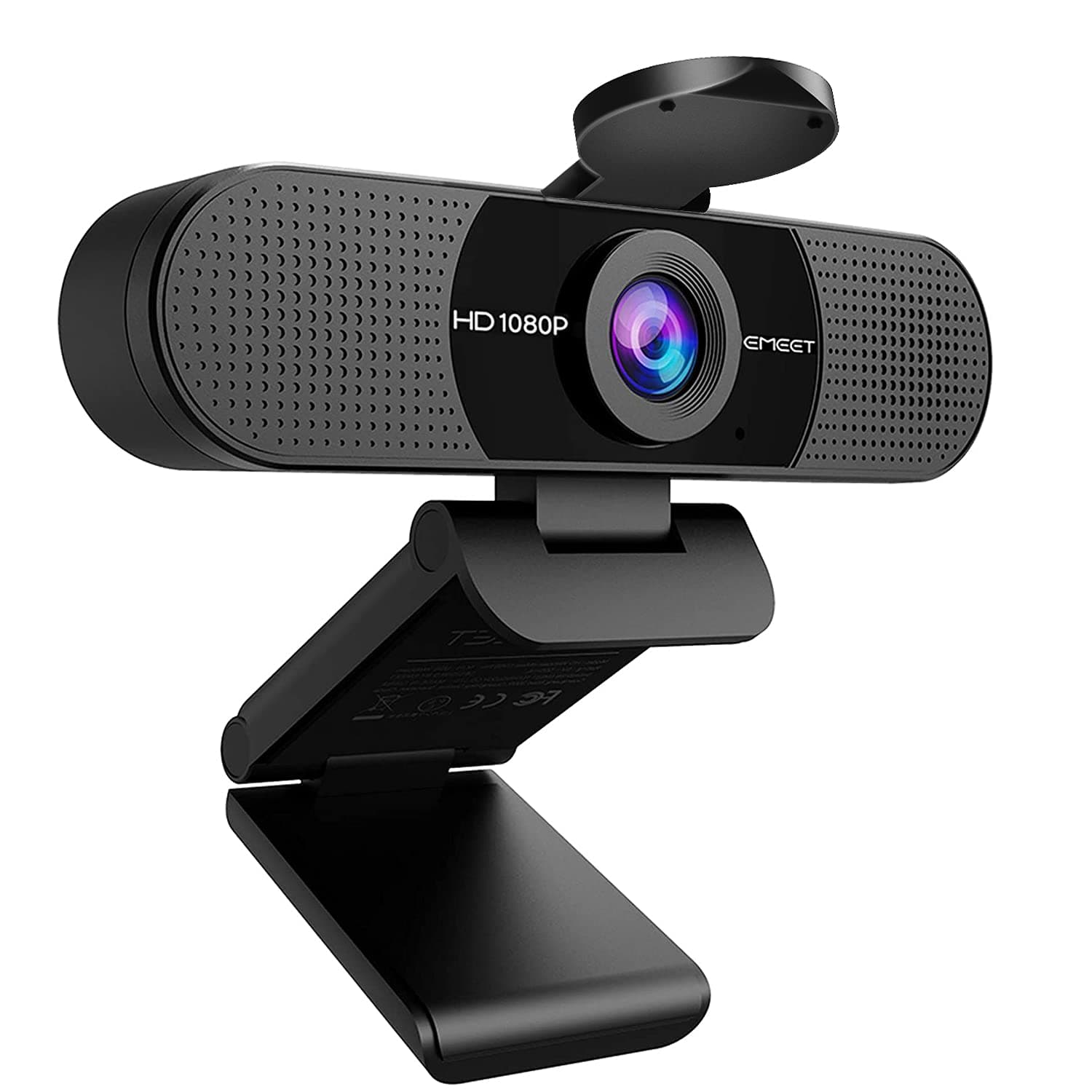 EMEET 1080P Webcam with Microphone, C960 Web Camera, 2 Mics Streaming Webcam, 90°FOV Computer Camera, Plug and Play USB Webcam for Online Calling/Conferencing, Zoom/Teams/Facetime/YouTube, Laptop/PC