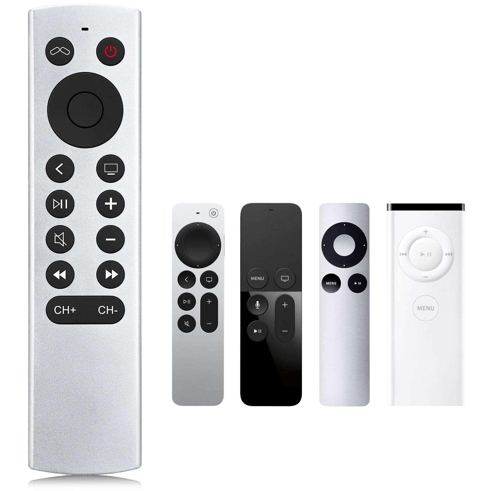Replacement for Apple-TV-Remote, Remote Control for Apple 4K/HD (NO Siri & Voice)