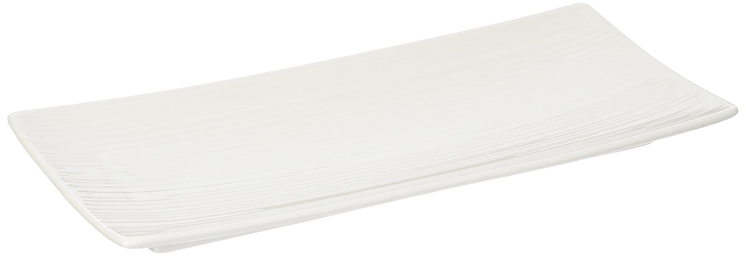 Maxwell and Williams Basics Cirque Rectangular Platter, White