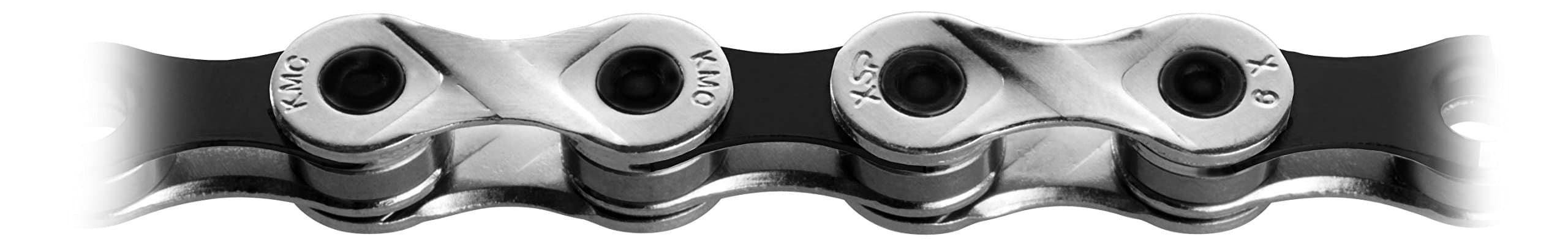 KMC X9 Vivid 9 Speed Chain - Black/Silver