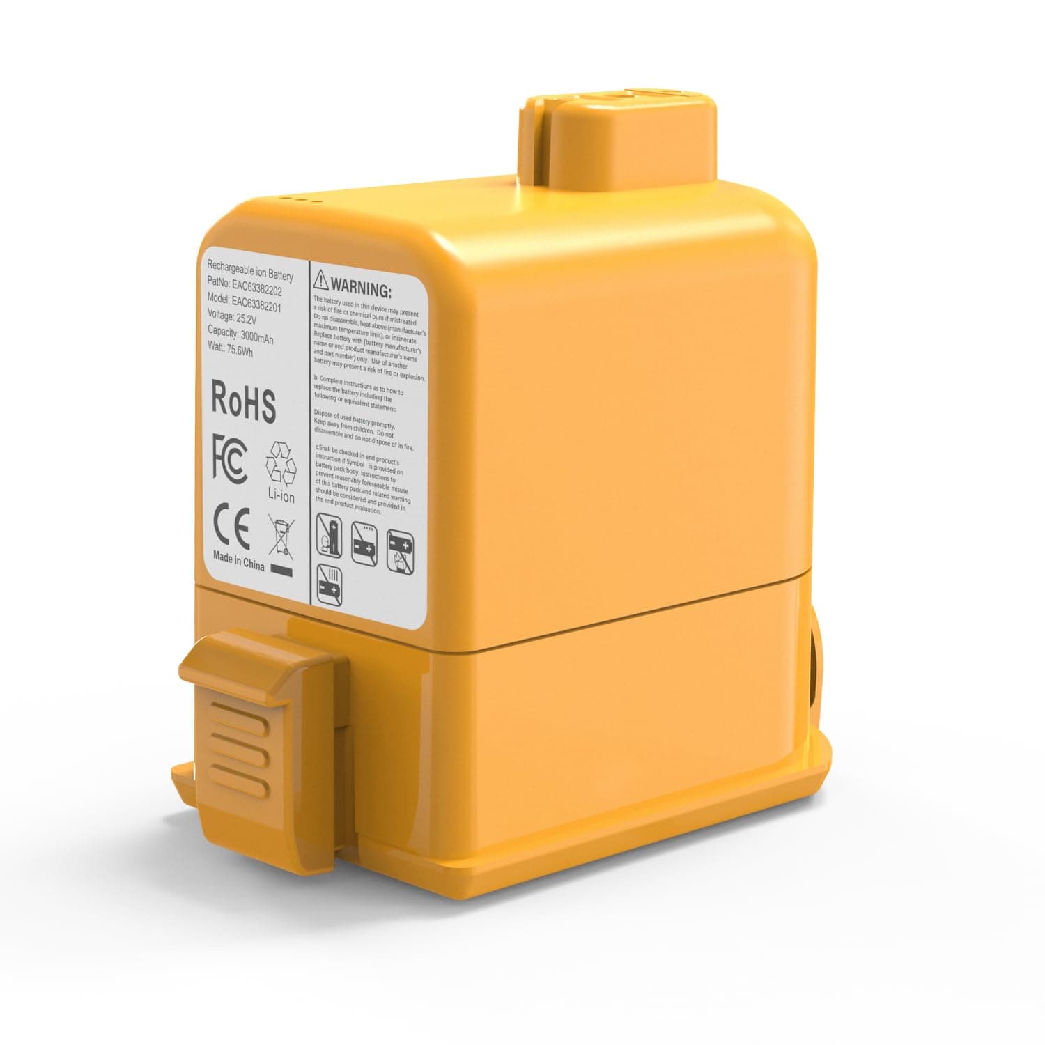 25.2V 3000mAh Replacement Battery for LG Cord Zero A9, A927KGMS, A927KVMS, A908VMR, A9S, A9M, A9 MAX, A9 Plus, A9K-CORE, A9K MAX, A9T-Ultra, A9K-PRO, A9MULTI, A916, A902RM, A905M, A906SM