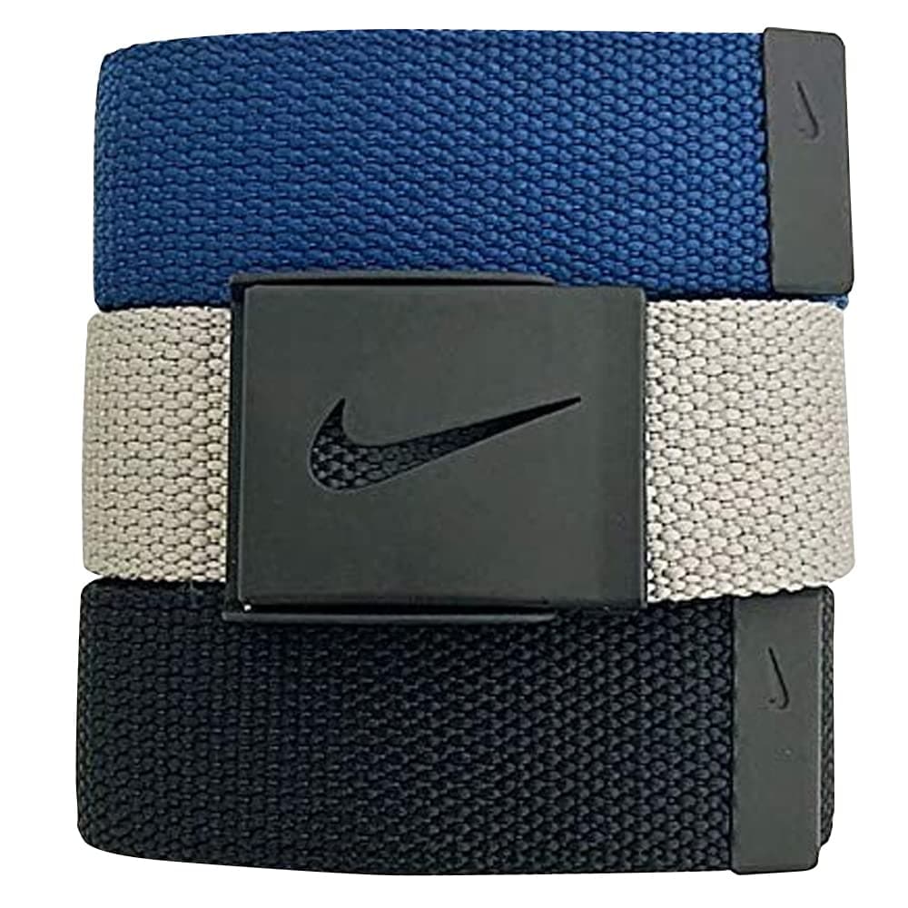 Nike Men's 3 Pack Golf Web Belt