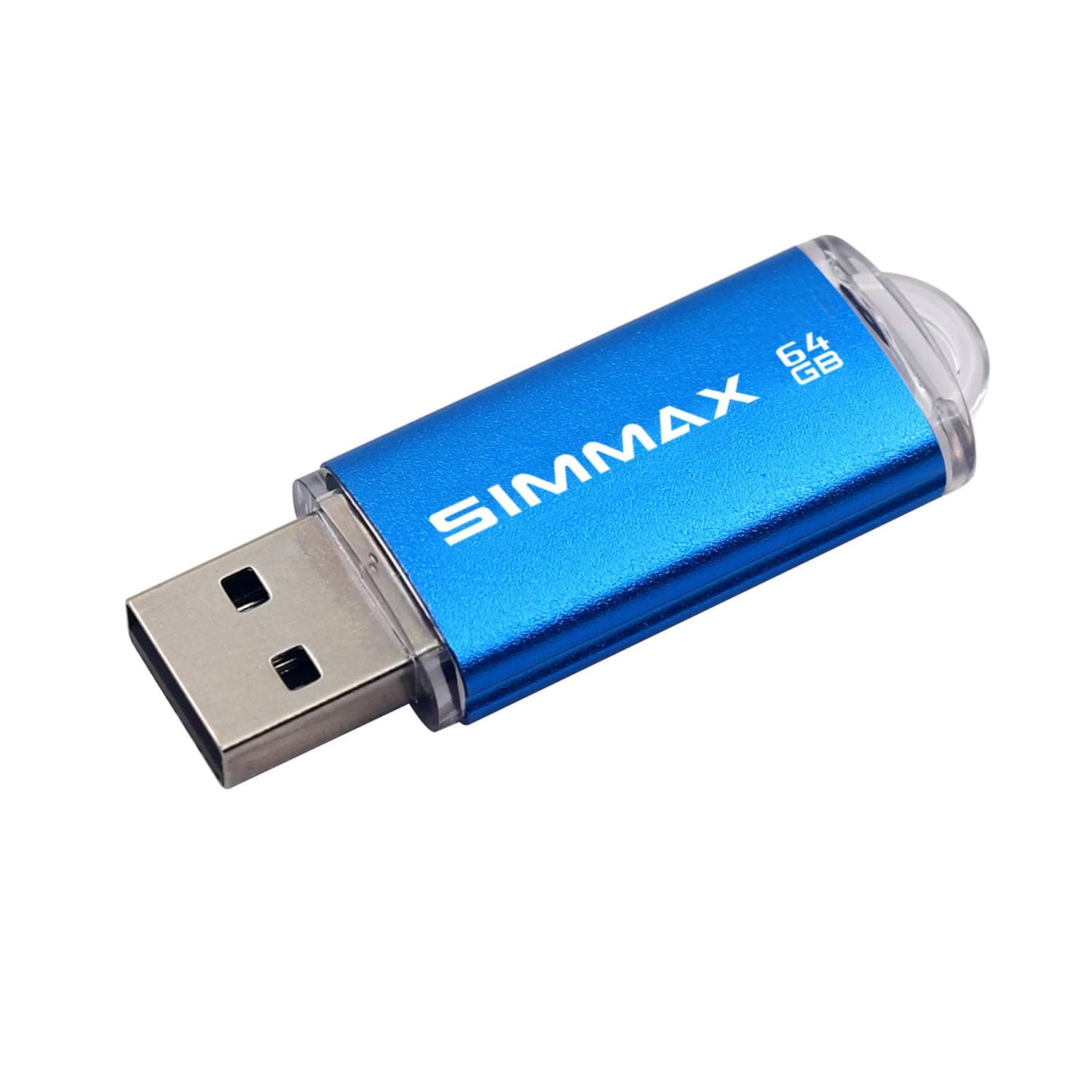 Memory Stick 64GB USB 2.0 Flash Drives Thumb Drive Pen Drive (64GB Blue)