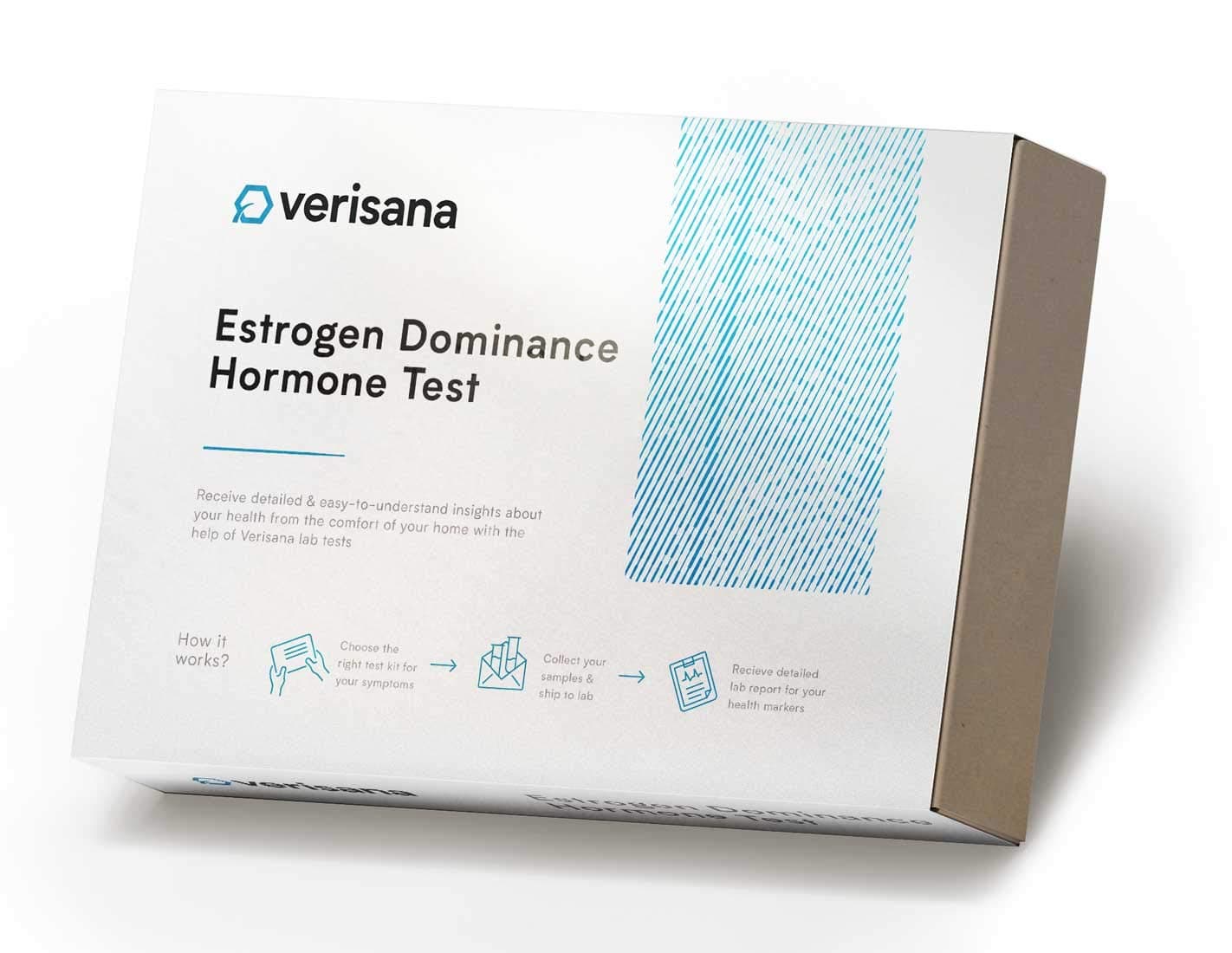 Progesterone Test – Determine Your Pg Level – Saliva Hormone Test Kit for Women – Check for Progesterone Deficiency – Verisana