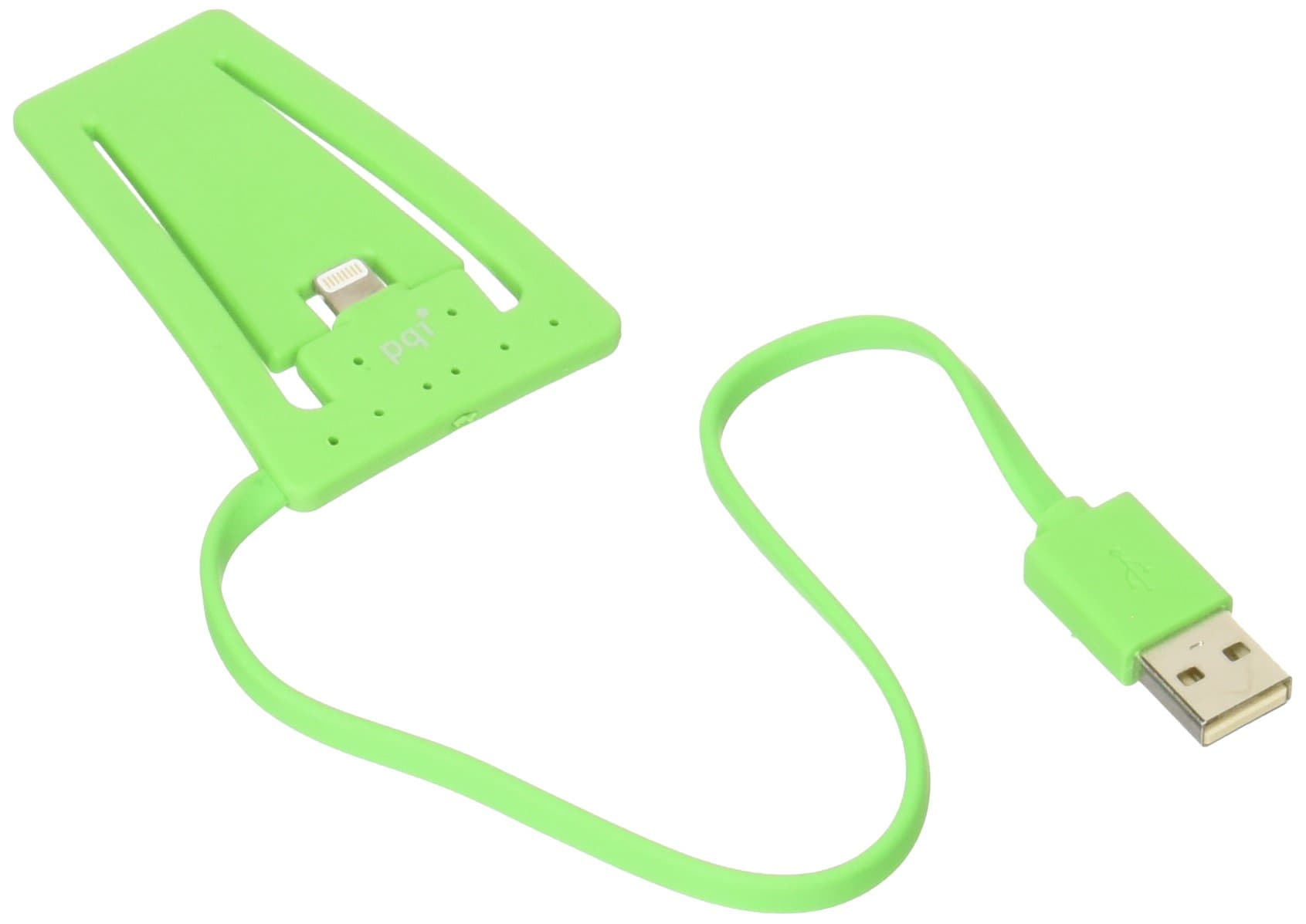 PQI I-CABLE STAND WITH LIGHTNING CONNECTOR GREEN