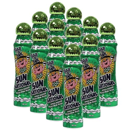 One Dozen 3oz Green Bingo Dauber