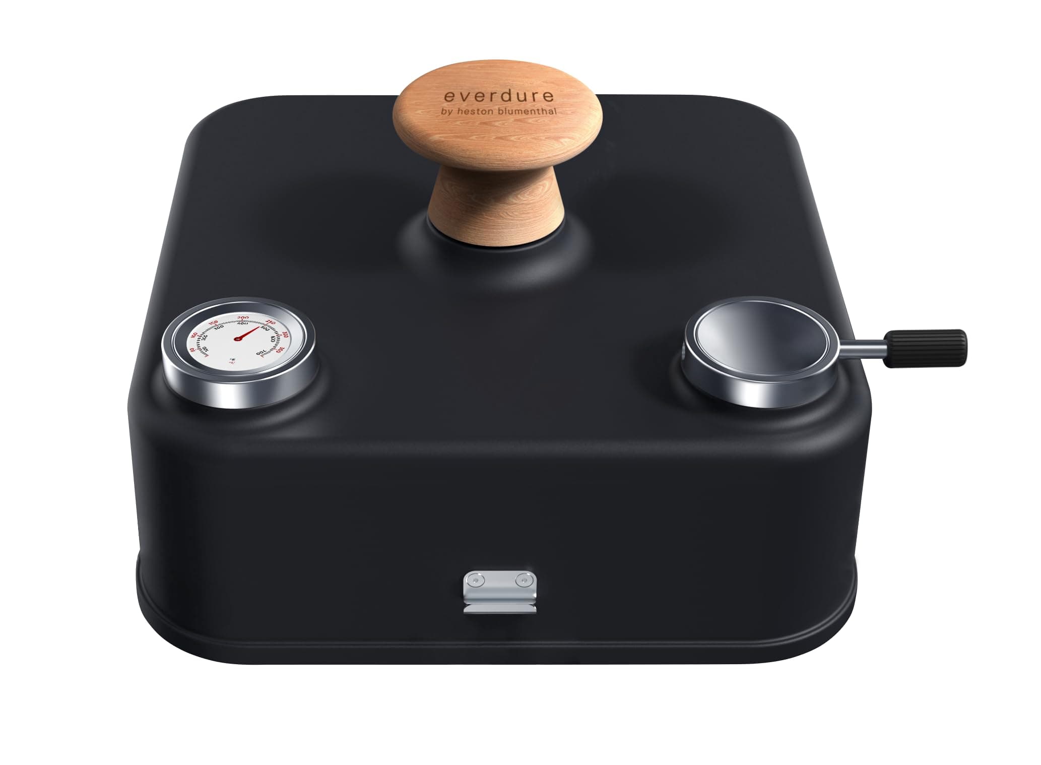 Everdure CUBE Roasting Hood, Charcoal Grilling Accessory for Smoking and Roasting Meats, Even Cooking, Compatible with CUBE and CUBE 360, Travel Charcoal BBQ, Black