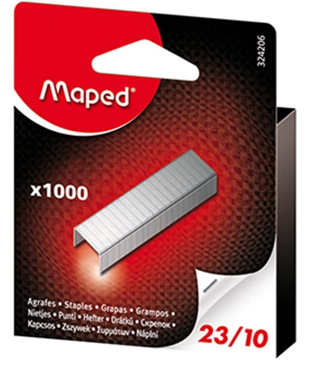 Maped 324206 Small Galvanised Staples 23/10 Pack