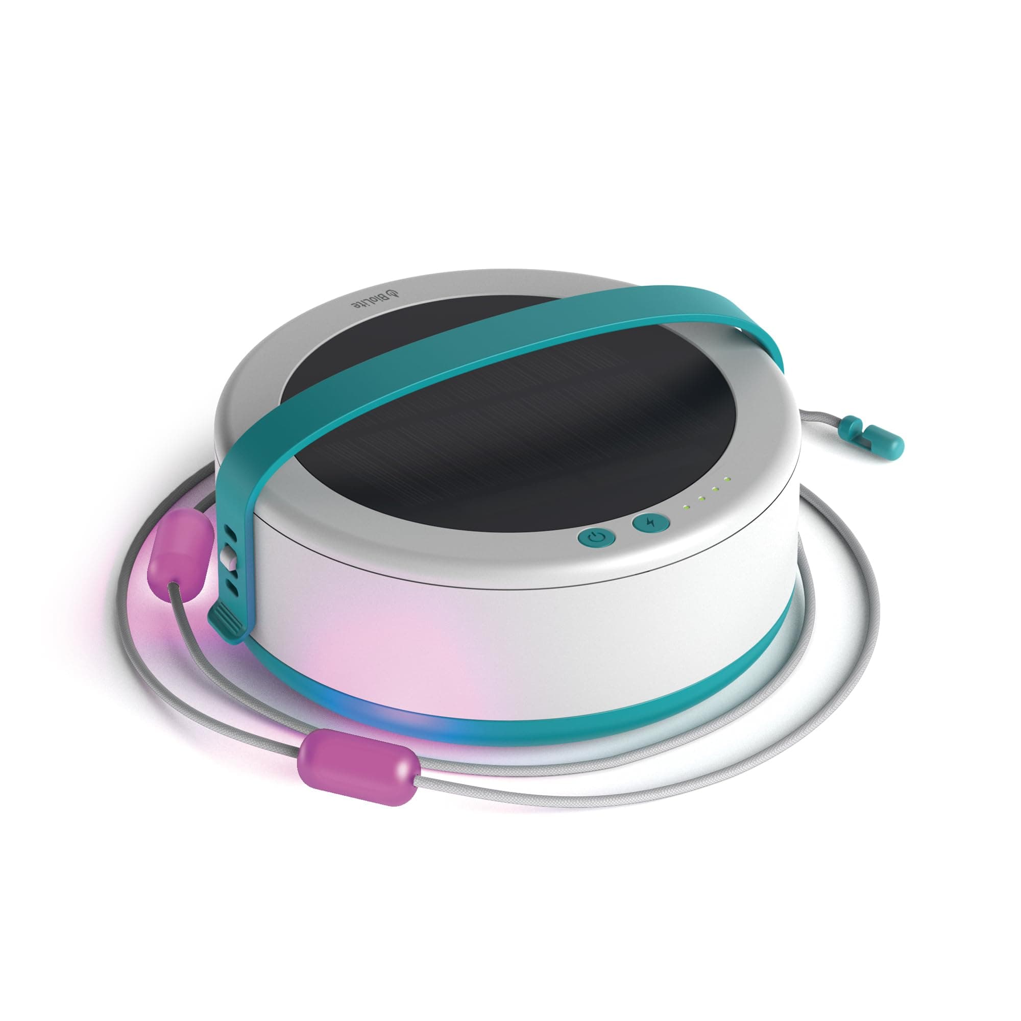 BioLite Solar String Rechargeable, Solar String Lights for Camping, Patio, and Travel, 44-Foot, Color